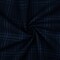 Deep Navy-Blue Poly-Wool Plaid Woven Shirting Fabric By the Yard
